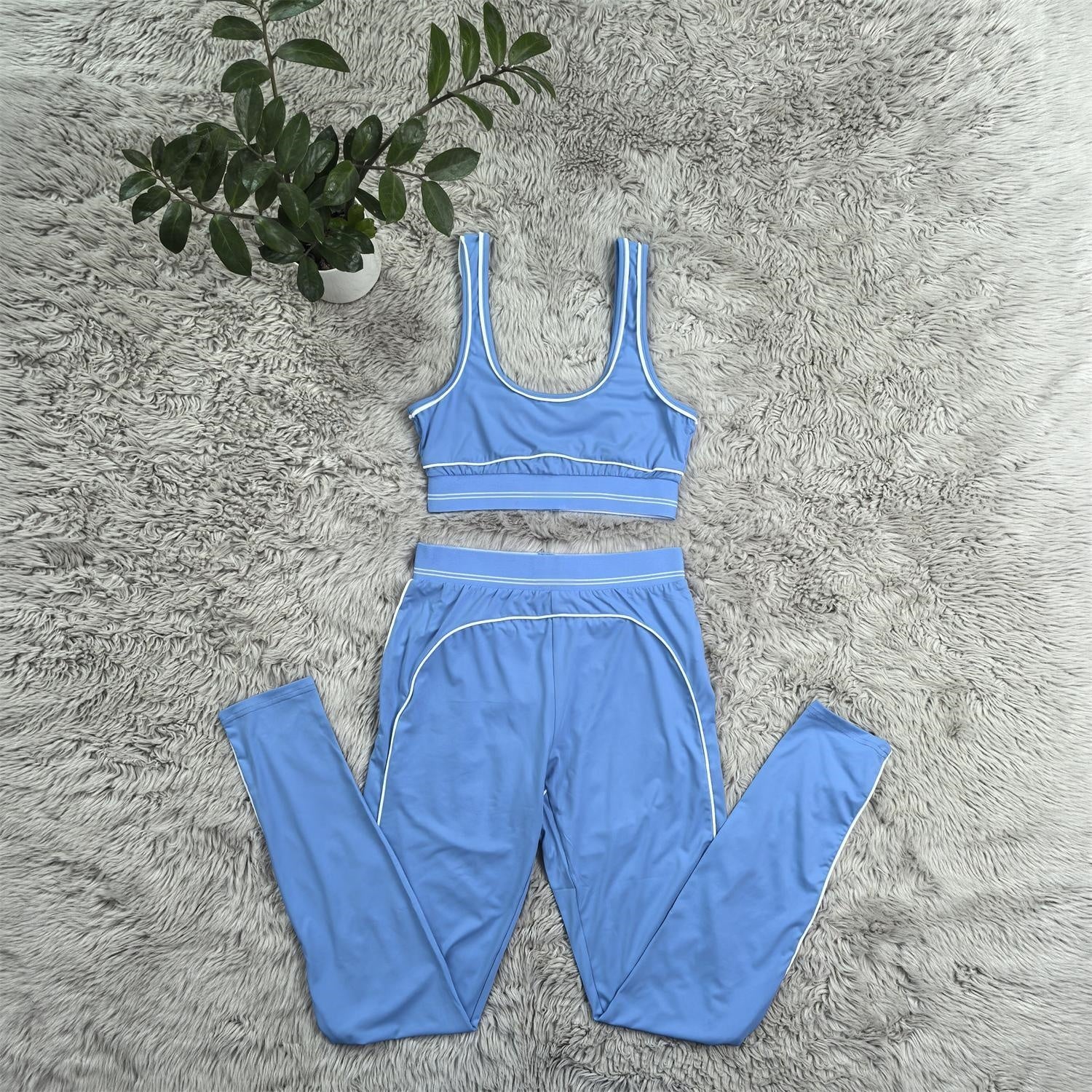 Yoga Clothing Chest Bundle Splicing Color Set
