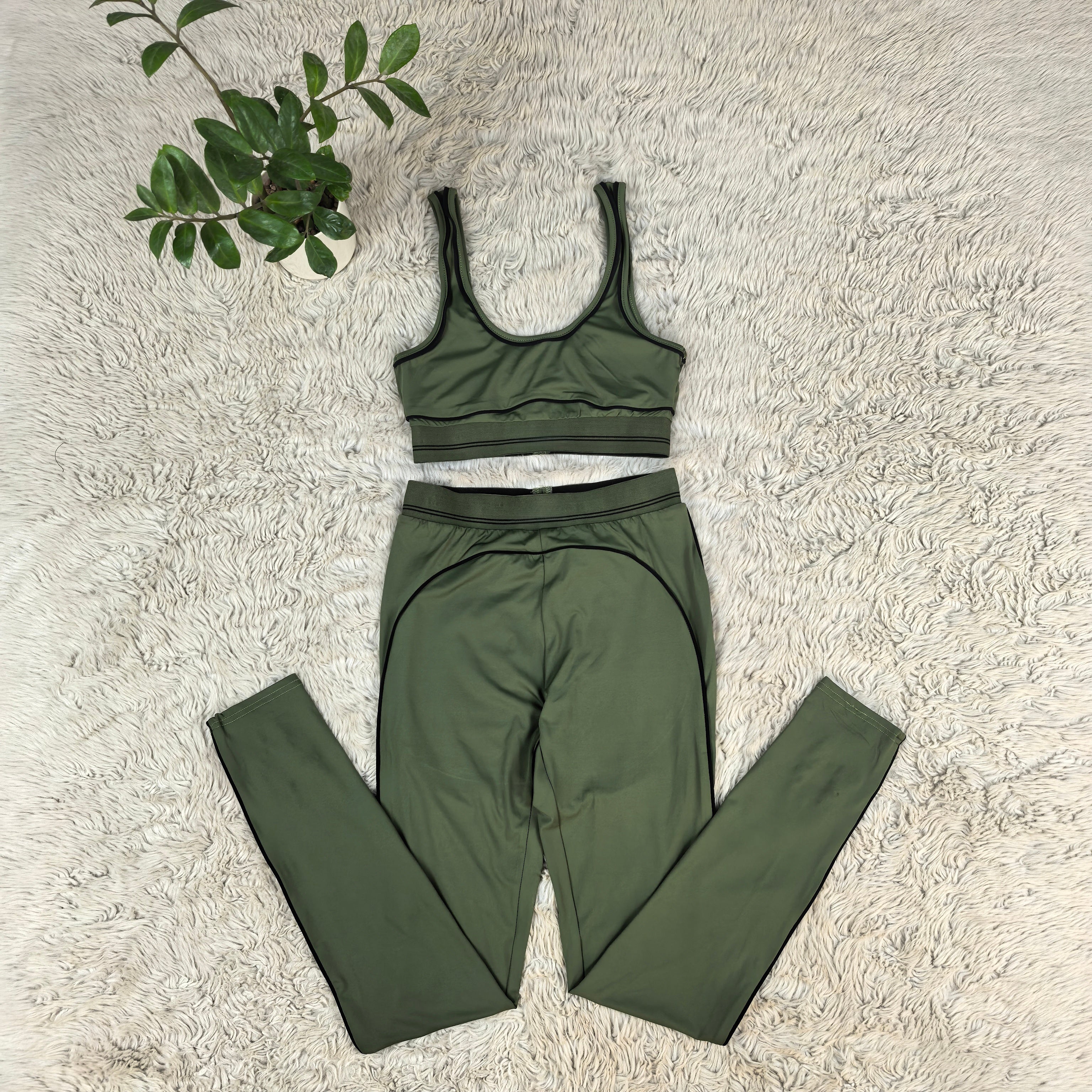 Yoga Clothing Chest Bundle Splicing Color Set