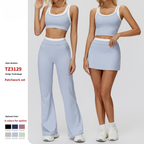 CloudSoft™ Color-Block Nude-Feel Yoga Set