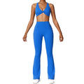ZenFlow™ Twist-Front Strappy Yoga Set