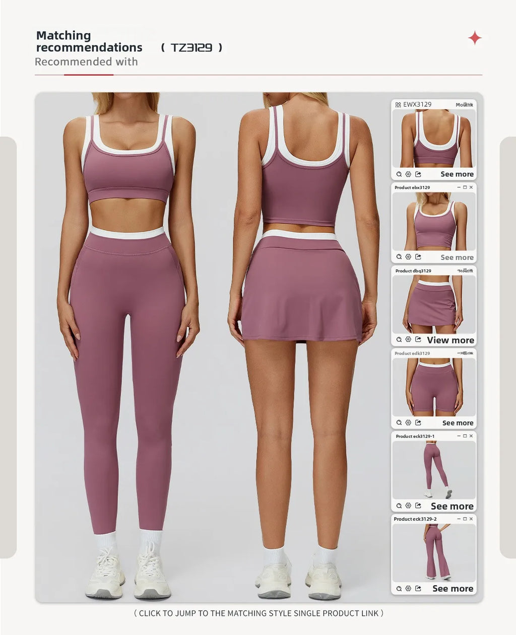 CloudSoft™ Color-Block Nude-Feel Yoga Set