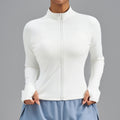 Elastic Tight Fitting Exercise Slimming Yoga Jacket