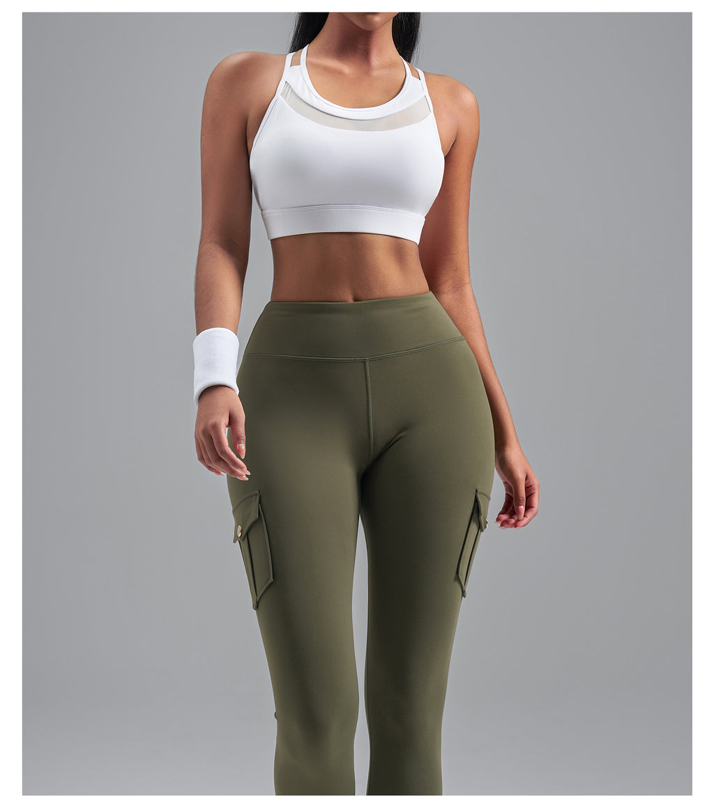 Sports Hollow Shoulder Straps Yoga Underwear