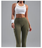 Sports Hollow Shoulder Straps Yoga Underwear