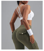 Sports Hollow Shoulder Straps Yoga Underwear